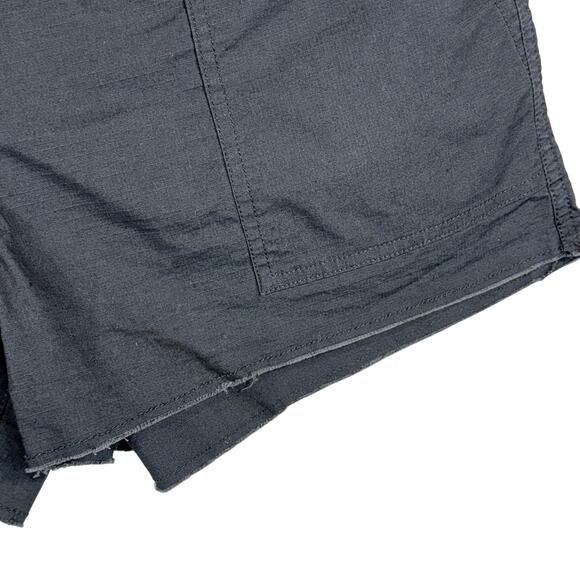 Vuori Medium Vintage Ripstop Shorts Drawstring Pockets Mid-Rise Raw Hem Womens - Picture 3 of 8